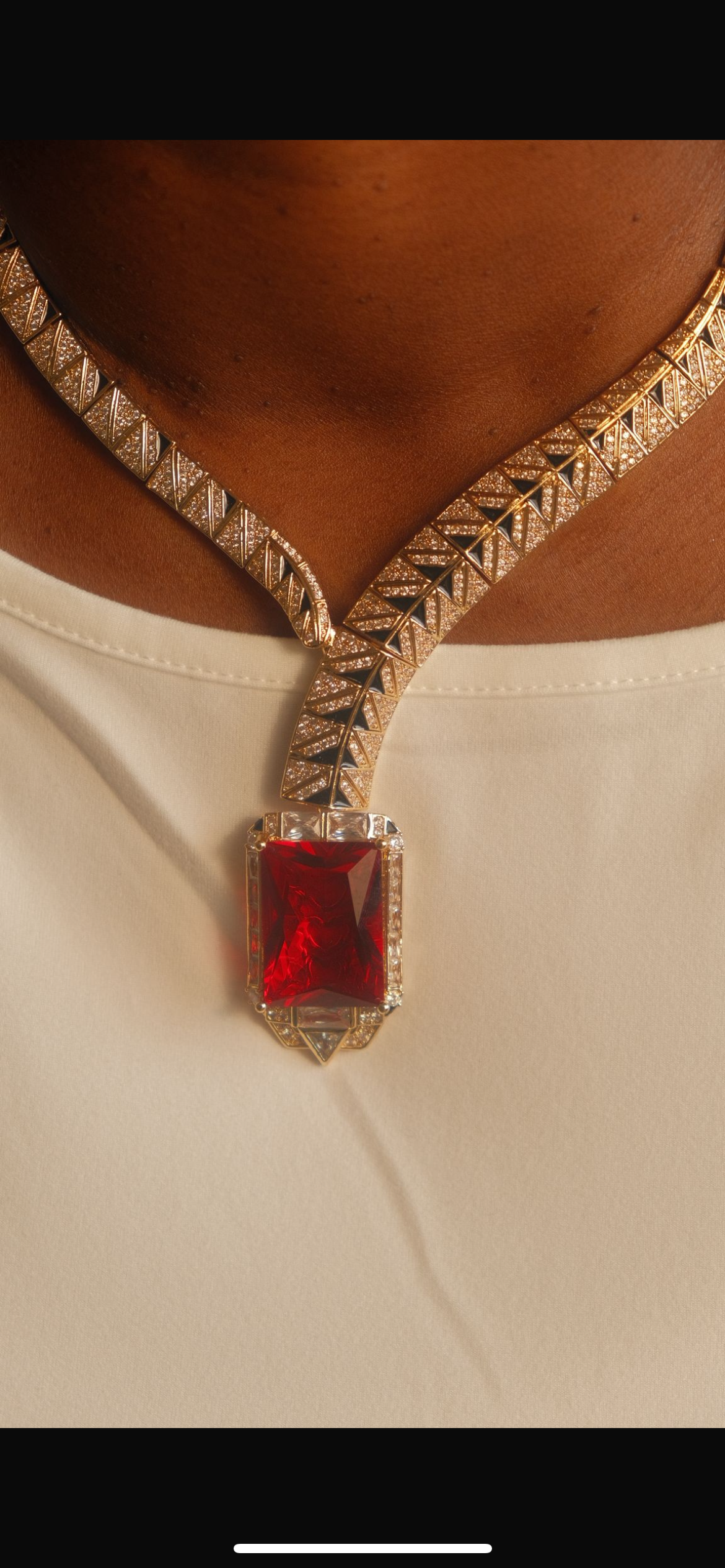 Parure « Éclat Pourpre » – Collier & Boucles d’oreilles