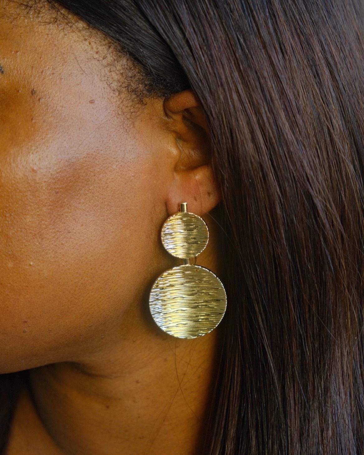 Ensemble Boucles d'oreilles et Bague ajustable