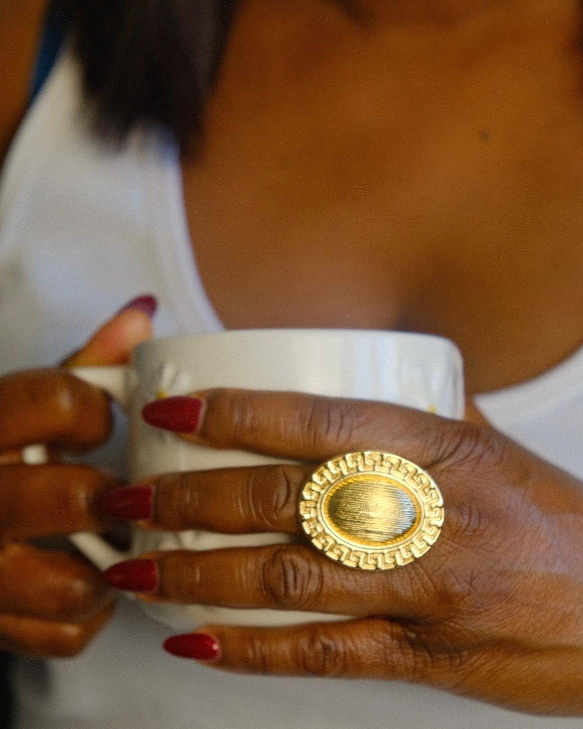 Ensemble Boucles d'oreilles et Bague ajustable