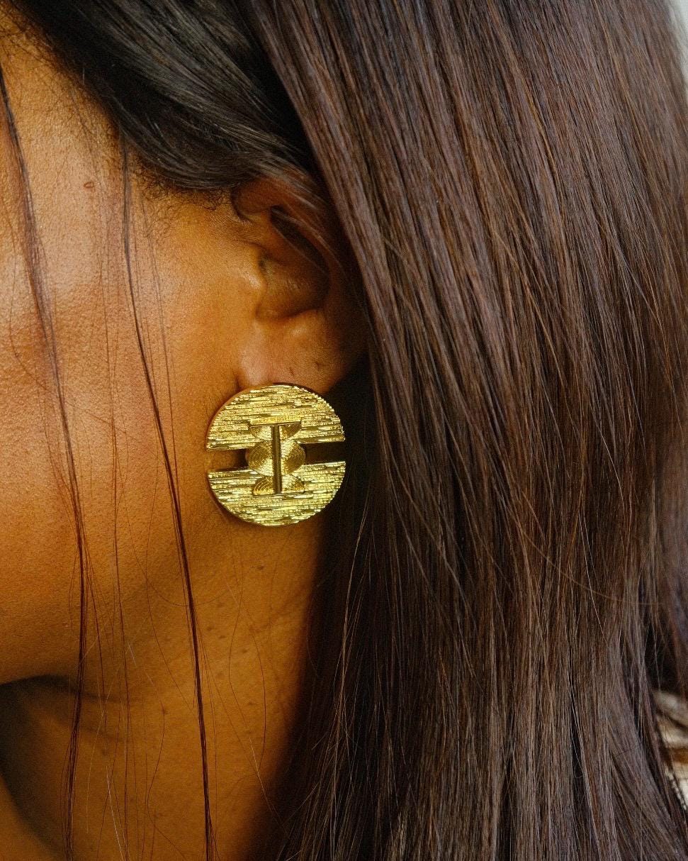 Ensemble Boucles d'oreilles et Bague ajustable