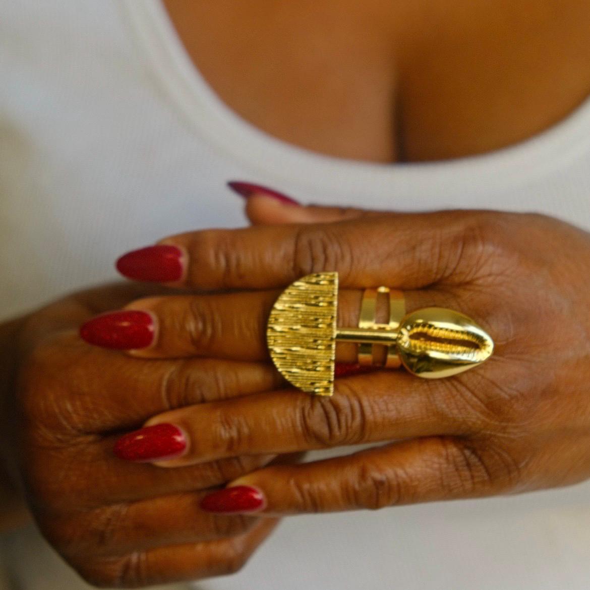 Ensemble Boucles d'oreilles et Bague ajustable