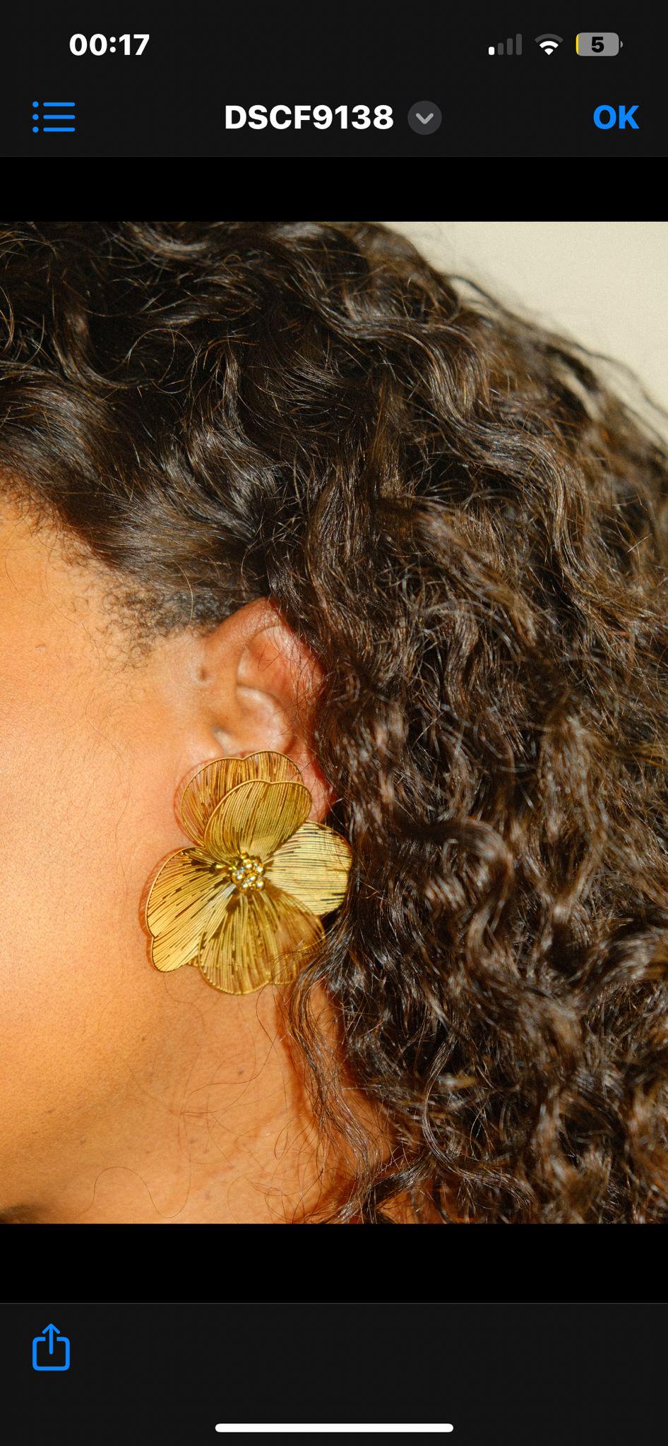 Boucle  d'oreille Orélia