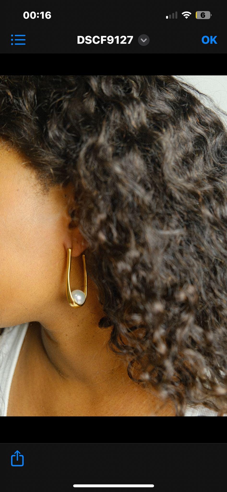Boucle d'oreille falonne
