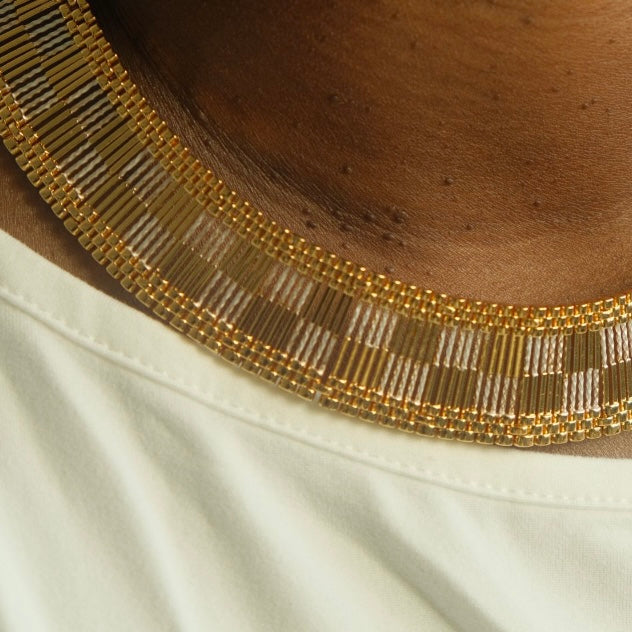 Parure « Dorée Royale » – Collier, Bracelet & Bague