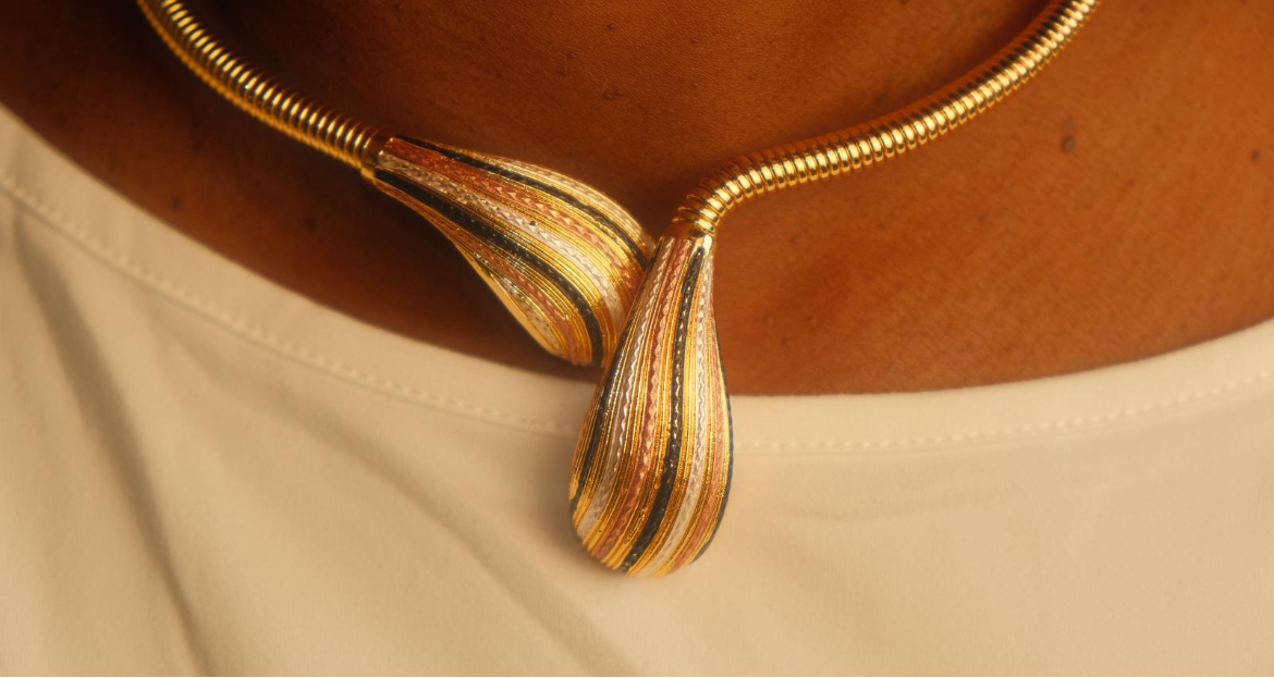 (Copie) Parure « Dorée Royale » – Collier, Bracelet & Bague