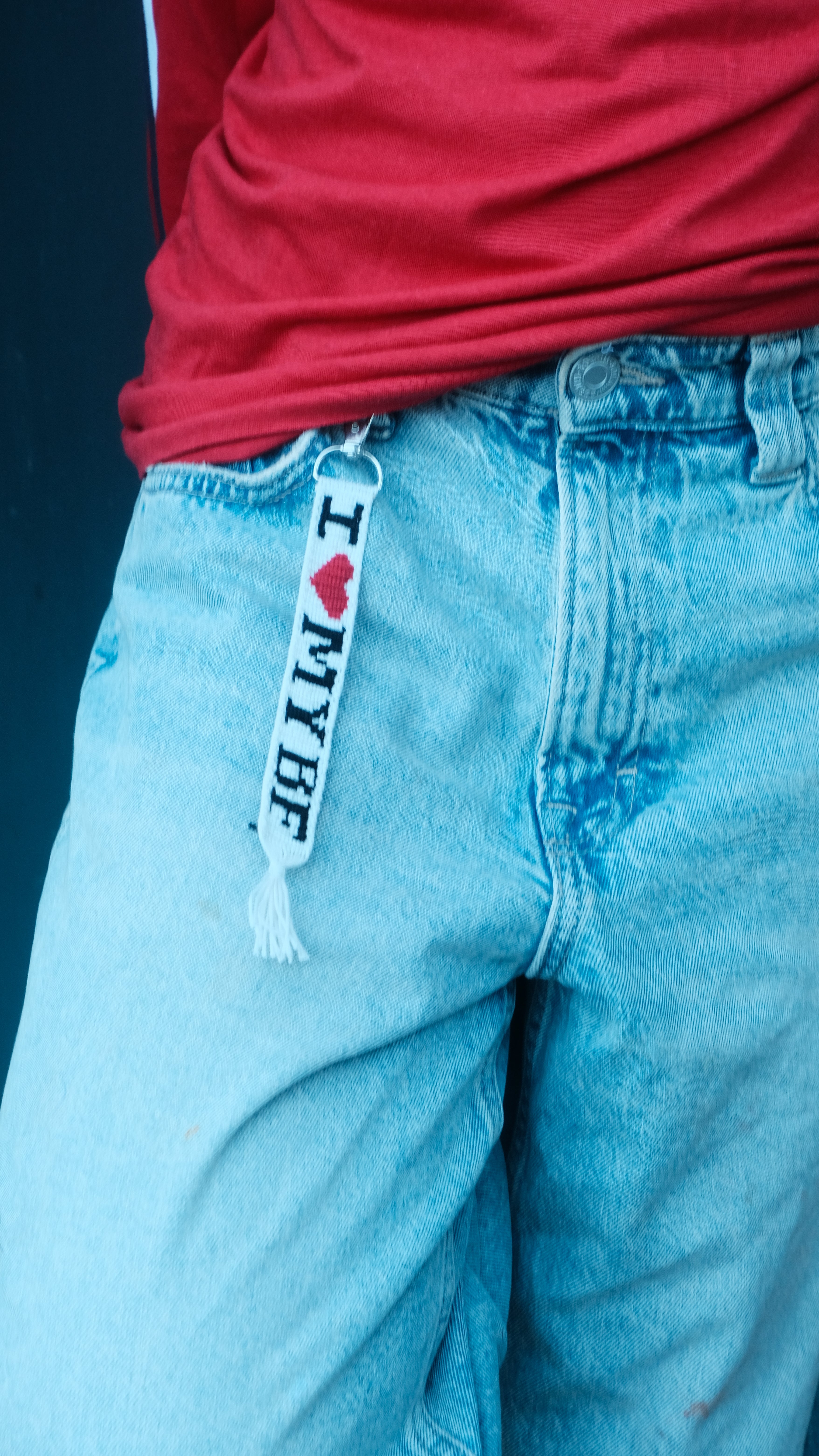 Porte clés « I LOVE MY BF »