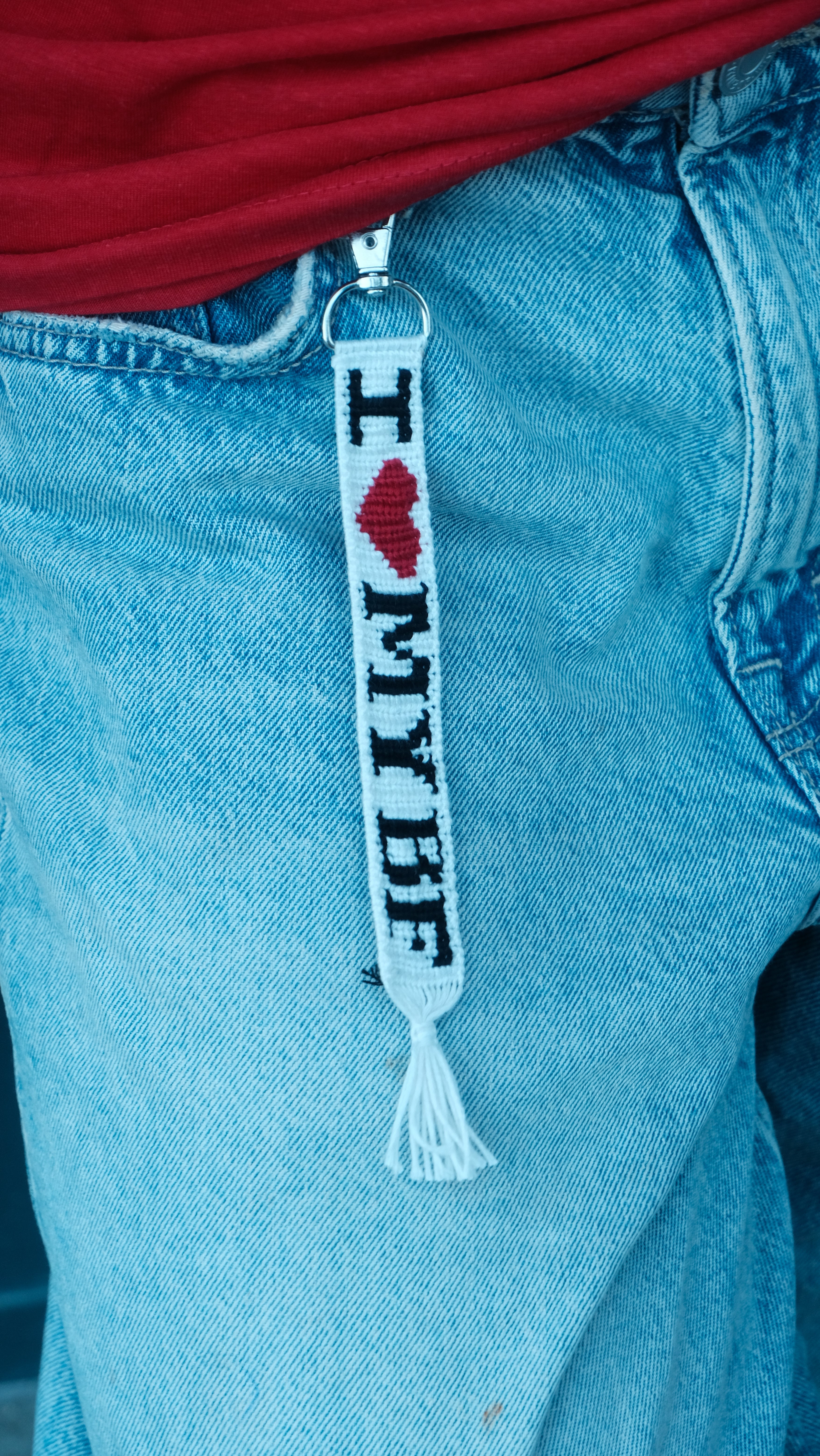 Porte clés « I LOVE MY BF »