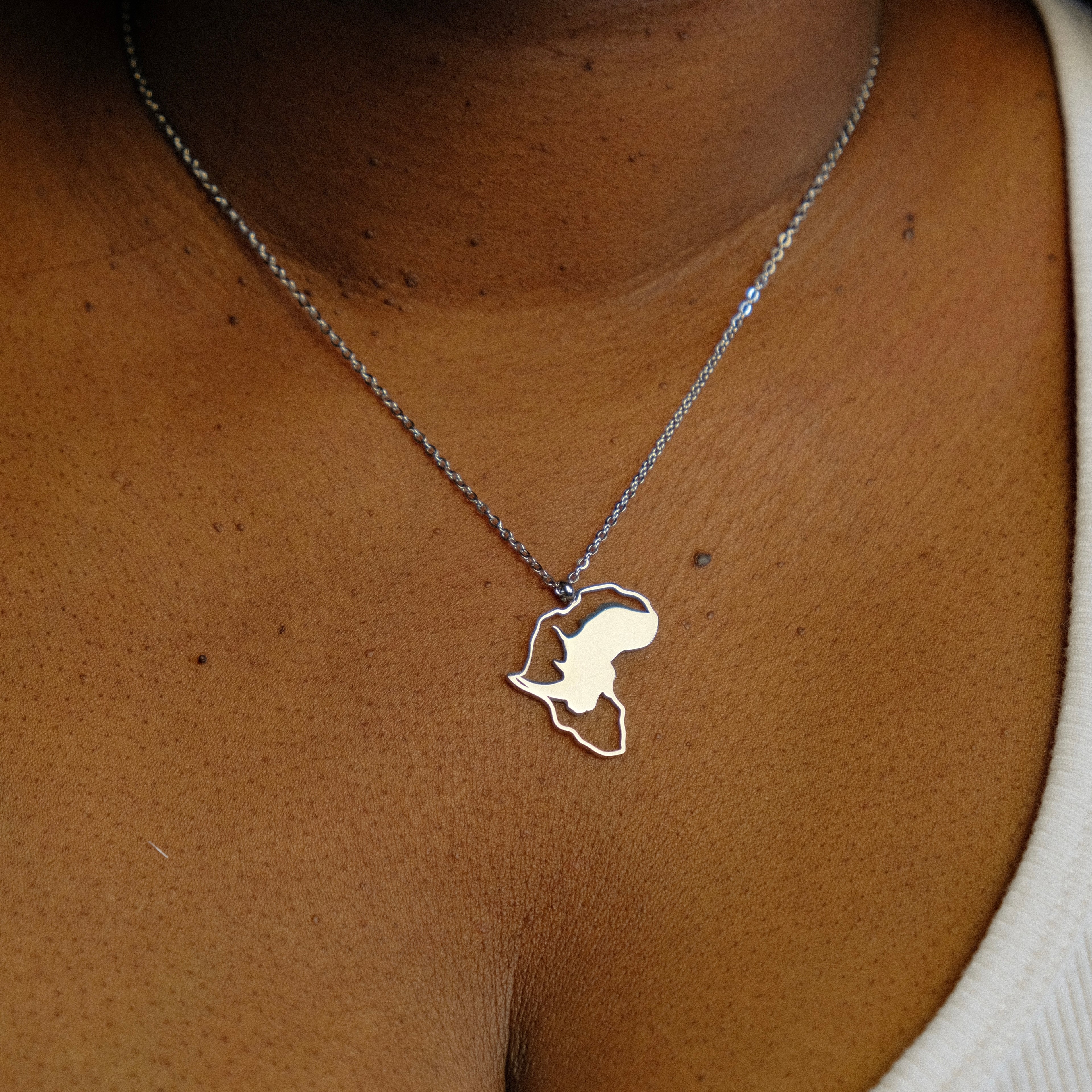 Ensemble collier + boucles d’oreille