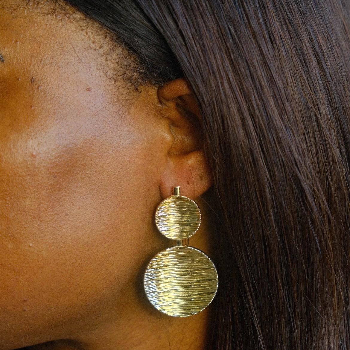 Ensemble Boucles d'oreilles et Bague ajustable