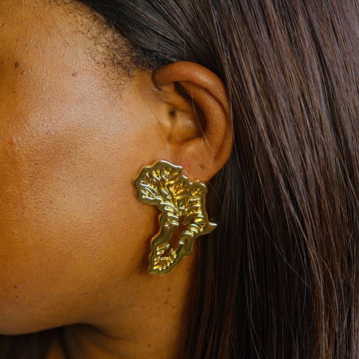 Ensemble Boucles d'oreilles et Bague ajustable