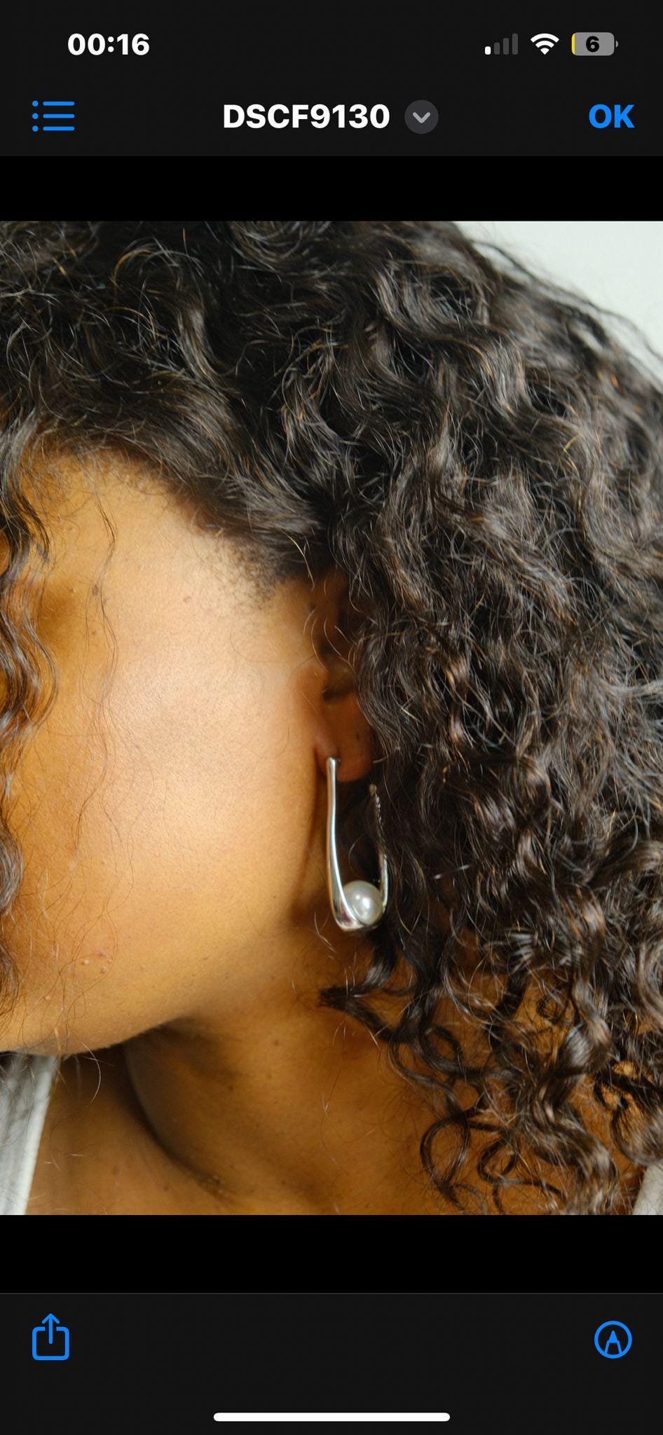 Boucle d'oreille falonne