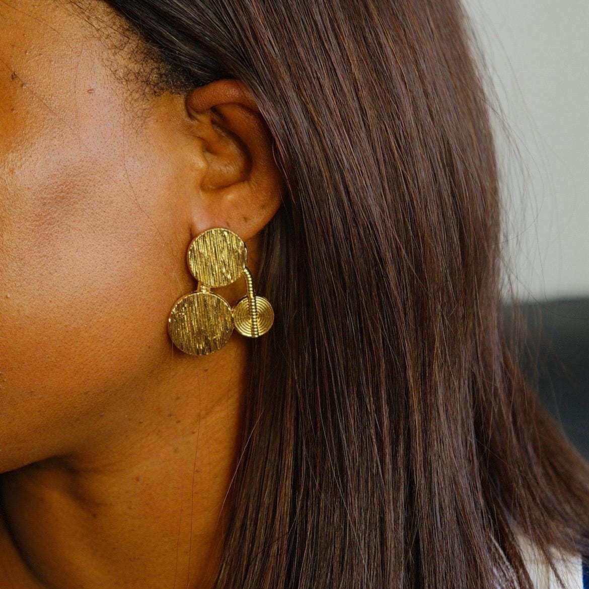 Ensemble Boucles d'oreilles et Bague ajustable