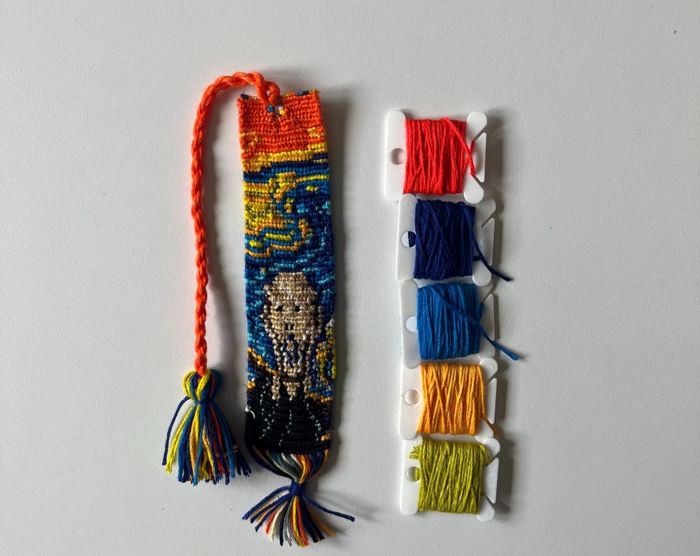 Marque-pages " The scream "